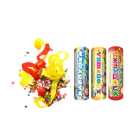 Набор ( 3конф.+3серп.) Набор хлопушек купить в Горнозаводске | gornozavodsk.salutsklad.ru