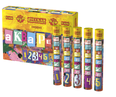 Акварель Фонтан пиротехнический купить в Горнозаводске | gornozavodsk.salutsklad.ru