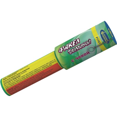 Дымовой (с чекой) зеленый Фальшфейер купить в Горнозаводске | gornozavodsk.salutsklad.ru