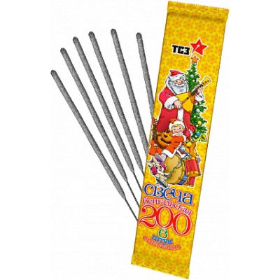 200 мм. Бенгальские огни купить в Горнозаводске | gornozavodsk.salutsklad.ru